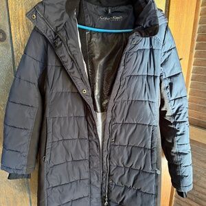 Calvin Klein Performance black puffer coat size small